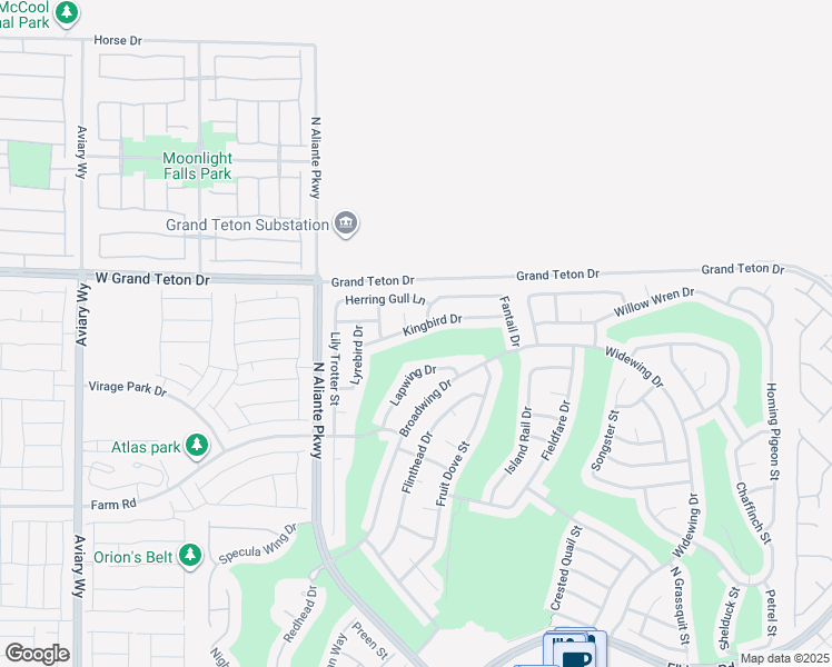 map of restaurants, bars, coffee shops, grocery stores, and more near 3320 Kookaburra Way in North Las Vegas