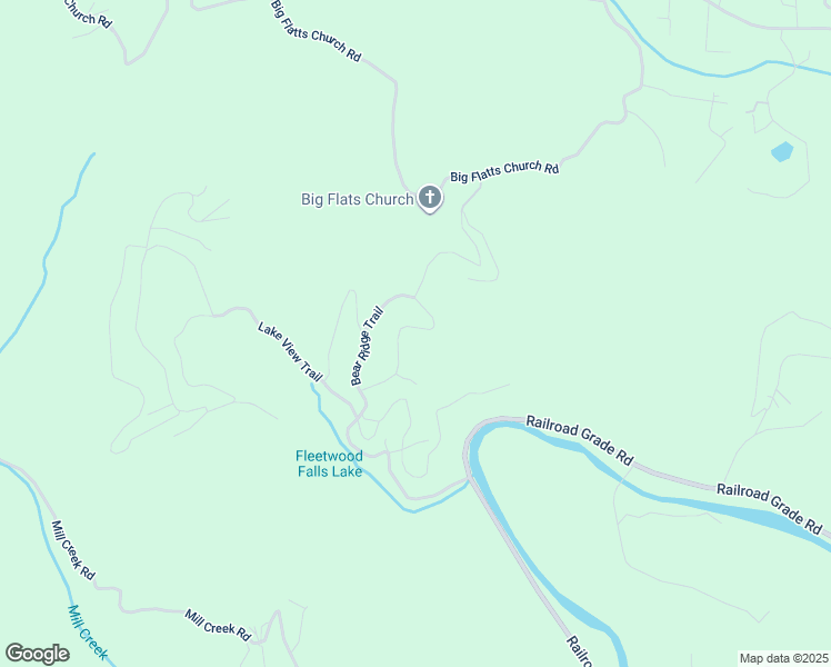 map of restaurants, bars, coffee shops, grocery stores, and more near 635 Bear Ridge Trail in Fleetwood