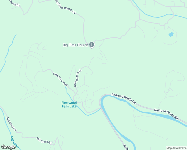 map of restaurants, bars, coffee shops, grocery stores, and more near 591 Bear Ridge Trail in Fleetwood