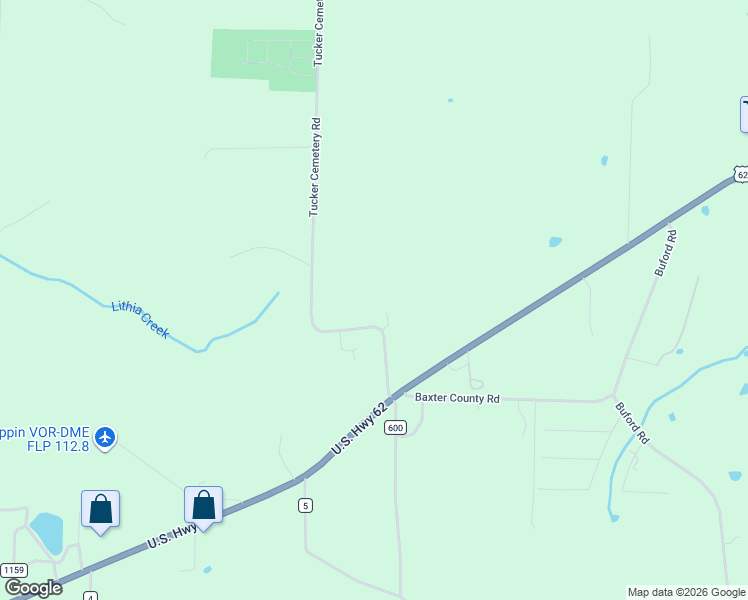 map of restaurants, bars, coffee shops, grocery stores, and more near 207 Tucker Cemetery Road in Mountain Home