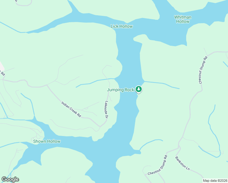 map of restaurants, bars, coffee shops, grocery stores, and more near 1400 Lakeside Drive in Jacksboro