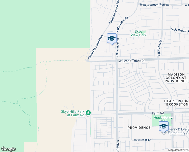 map of restaurants, bars, coffee shops, grocery stores, and more near 7879 Shoreline Ridge Court in Las Vegas