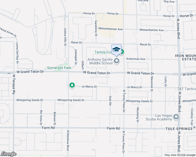 map of restaurants, bars, coffee shops, grocery stores, and more near 6588 Lyon Estates Avenue in Las Vegas