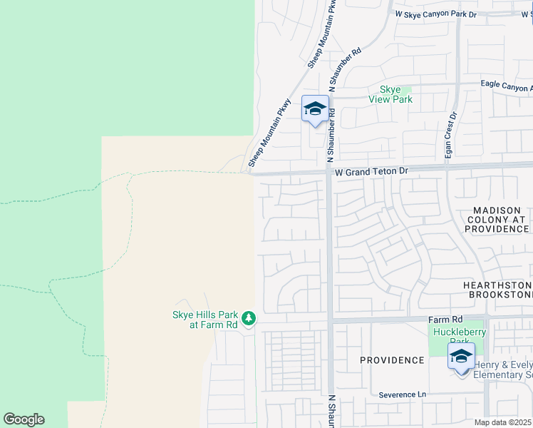 map of restaurants, bars, coffee shops, grocery stores, and more near 7879 Shoreline Ridge Court in Las Vegas