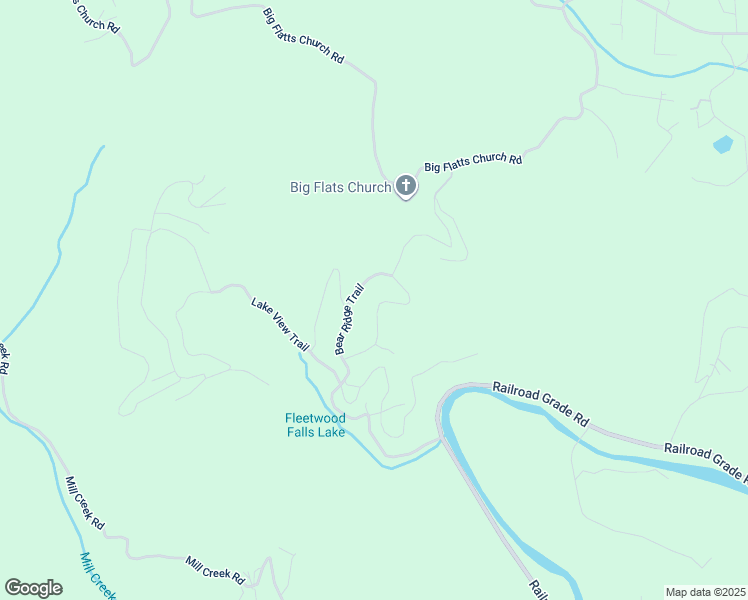 map of restaurants, bars, coffee shops, grocery stores, and more near 668 Bear Ridge Trail in Fleetwood