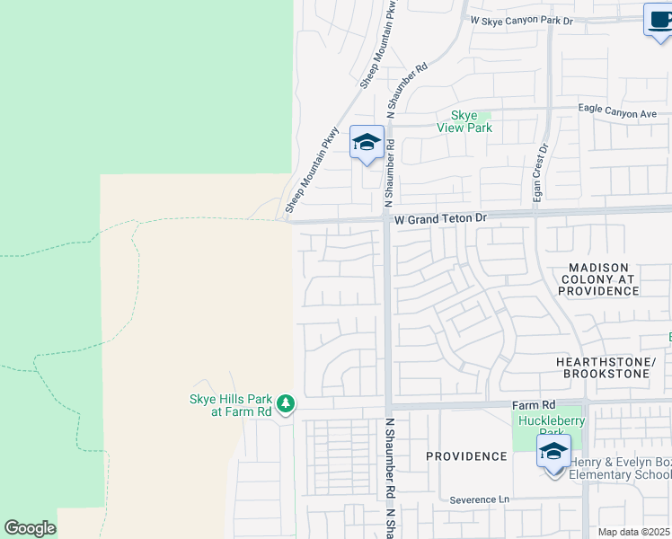 map of restaurants, bars, coffee shops, grocery stores, and more near in Las Vegas