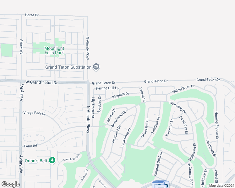 map of restaurants, bars, coffee shops, grocery stores, and more near 3320 Kookaburra Way in North Las Vegas