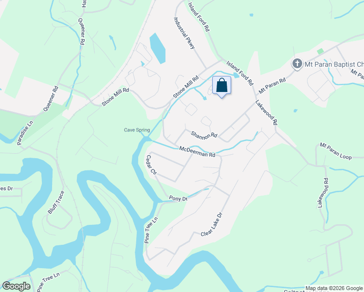 map of restaurants, bars, coffee shops, grocery stores, and more near 357 Shannon Road in Jacksboro