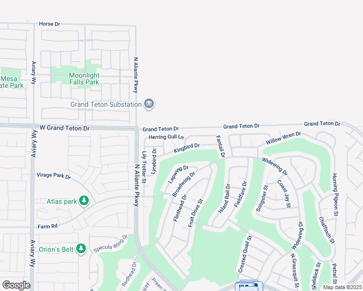 map of restaurants, bars, coffee shops, grocery stores, and more near 3320 Kookaburra Way in North Las Vegas