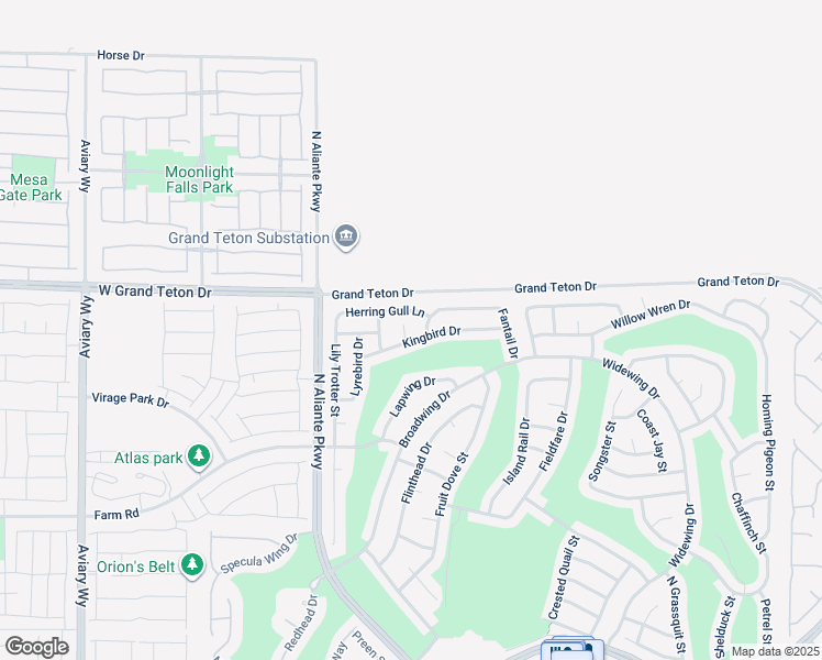 map of restaurants, bars, coffee shops, grocery stores, and more near 7922 North Crested Starling Court in North Las Vegas