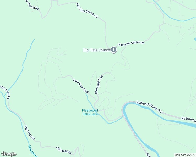 map of restaurants, bars, coffee shops, grocery stores, and more near 357 Bear Ridge Trail in Fleetwood