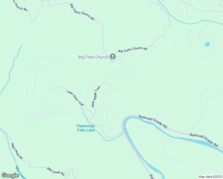 map of restaurants, bars, coffee shops, grocery stores, and more near 550 Bear Ridge Trail in Fleetwood