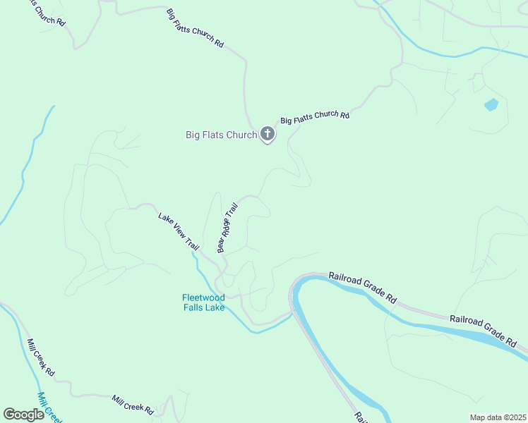 map of restaurants, bars, coffee shops, grocery stores, and more near 550 Bear Ridge Trail in Fleetwood
