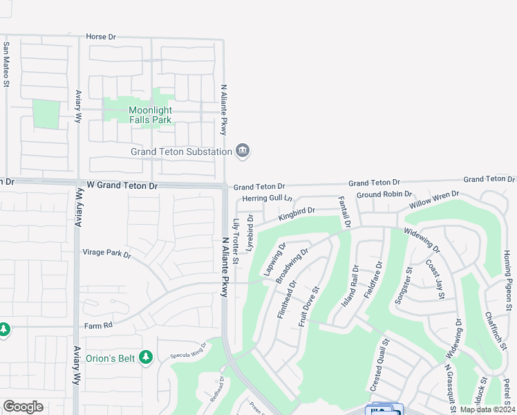 map of restaurants, bars, coffee shops, grocery stores, and more near 3508 Kittiwake Road in North Las Vegas
