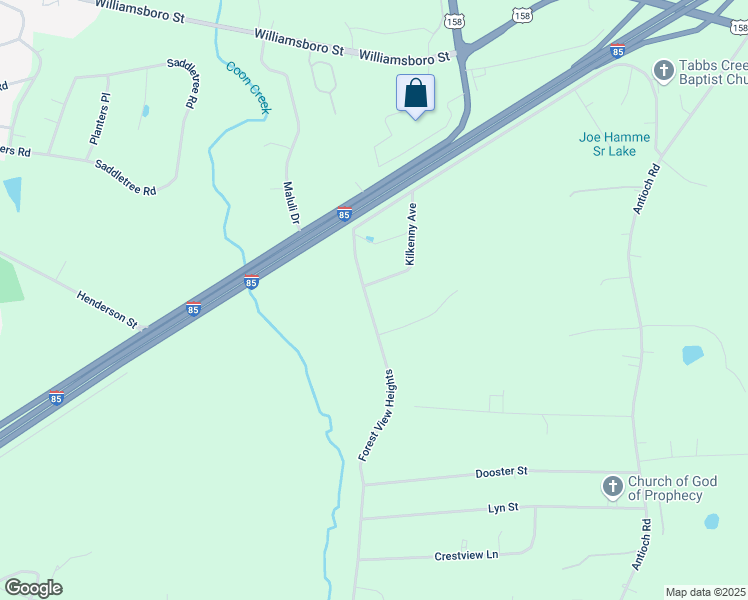 map of restaurants, bars, coffee shops, grocery stores, and more near 4010 Tabbs Creek Church Road in Oxford