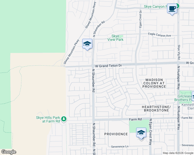 map of restaurants, bars, coffee shops, grocery stores, and more near 7920 Bartlett Peak Street in Las Vegas