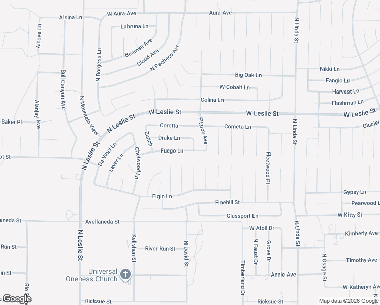 map of restaurants, bars, coffee shops, grocery stores, and more near 1501 Fuego Lane in Pahrump