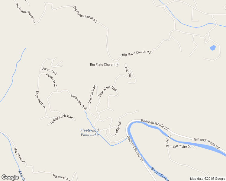 map of restaurants, bars, coffee shops, grocery stores, and more near 528 Bear Ridge Trail in Fleetwood