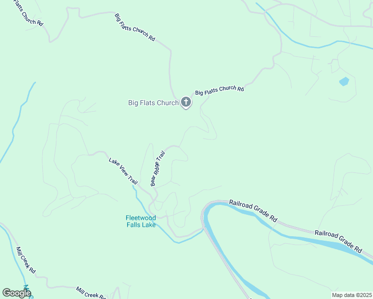 map of restaurants, bars, coffee shops, grocery stores, and more near 529 Bear Ridge Trail in Fleetwood