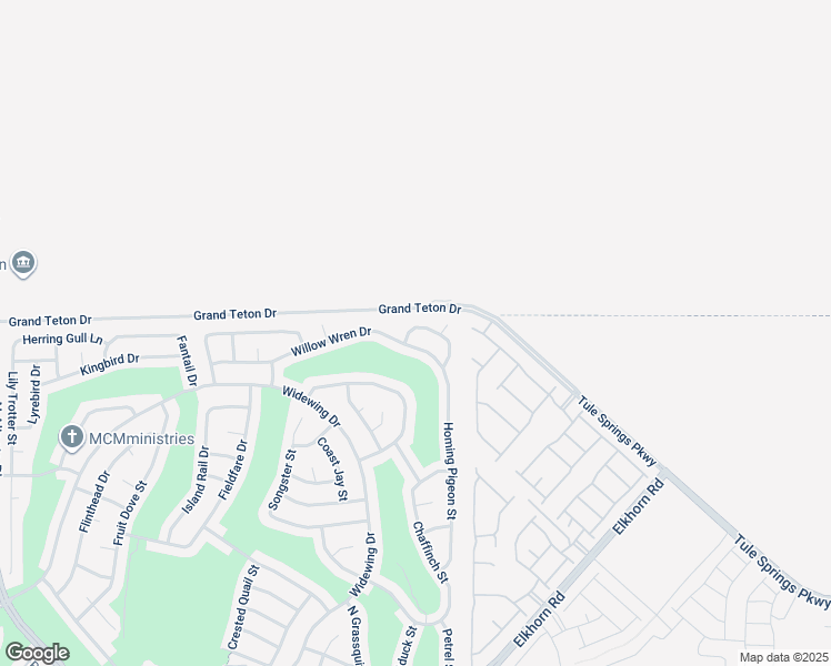 map of restaurants, bars, coffee shops, grocery stores, and more near 2129 Bay Thrush Way in North Las Vegas