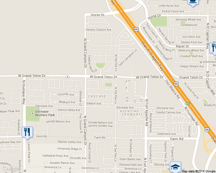 map of restaurants, bars, coffee shops, grocery stores, and more near 7958 Garden Stone Court in Las Vegas