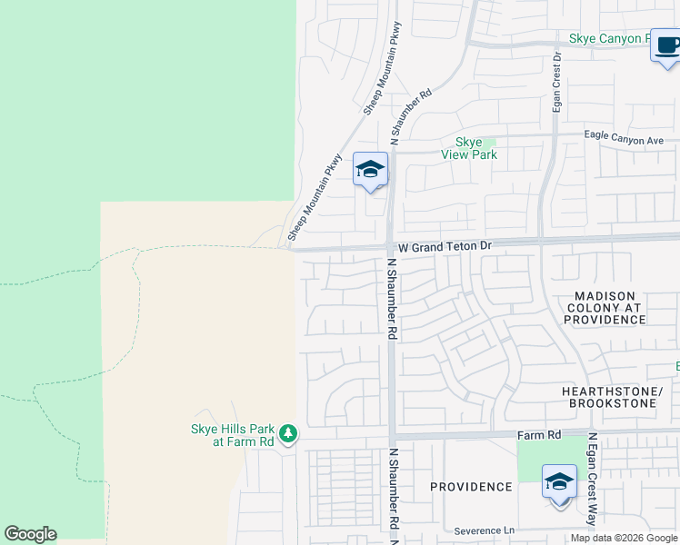 map of restaurants, bars, coffee shops, grocery stores, and more near 10806 West Old Ironsides Avenue in Las Vegas