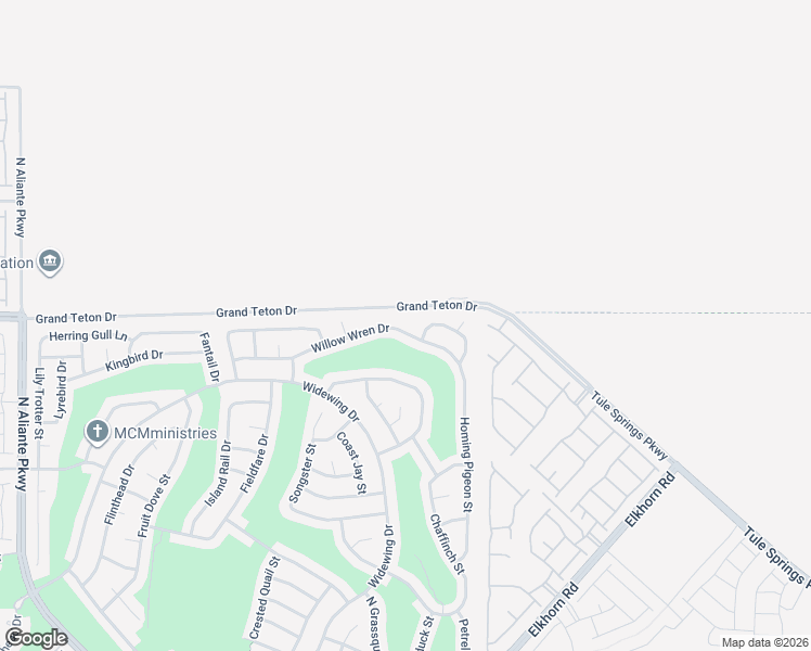 map of restaurants, bars, coffee shops, grocery stores, and more near 2230 Willow Wren Drive in North Las Vegas