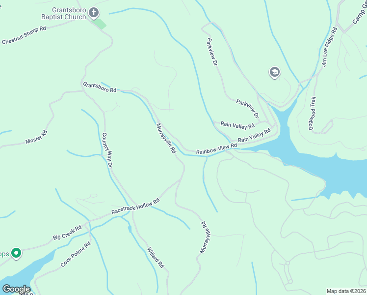 map of restaurants, bars, coffee shops, grocery stores, and more near 170 Rainbow View Road in LaFollette