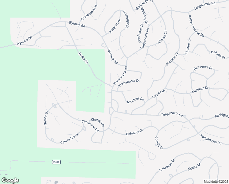 map of restaurants, bars, coffee shops, grocery stores, and more near Tonganoxie Road in Ash Flat