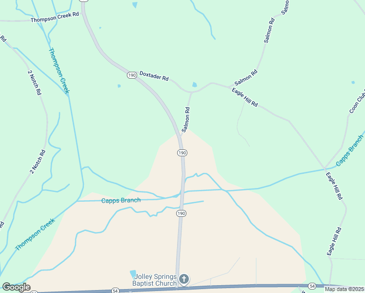 map of restaurants, bars, coffee shops, grocery stores, and more near Highway 190 in Gleason