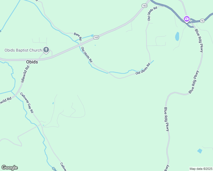 map of restaurants, bars, coffee shops, grocery stores, and more near 1025 Old Obids Road in West Jefferson