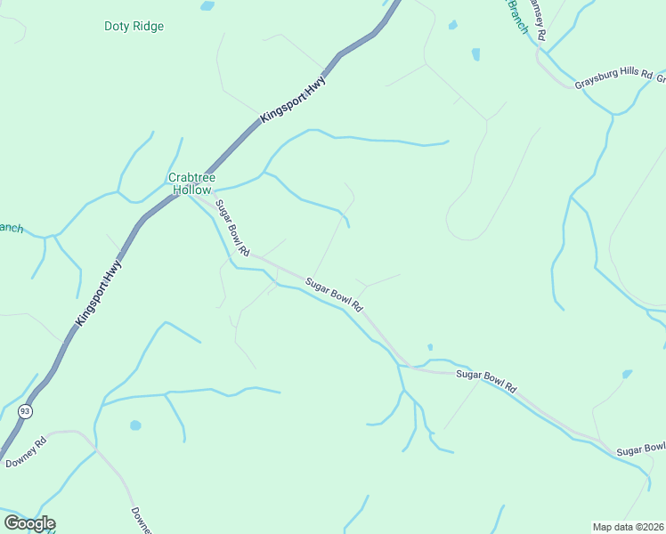map of restaurants, bars, coffee shops, grocery stores, and more near 485 Sugar Bowl Road in Chuckey