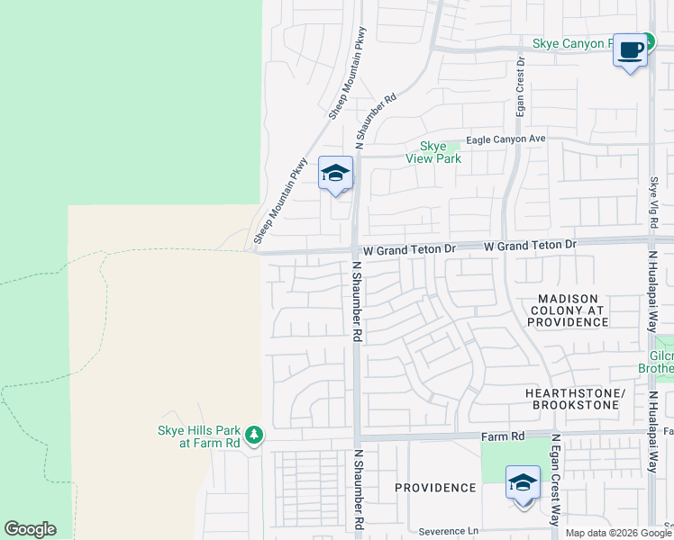 map of restaurants, bars, coffee shops, grocery stores, and more near 10734 West Broxden Junction Avenue in Las Vegas