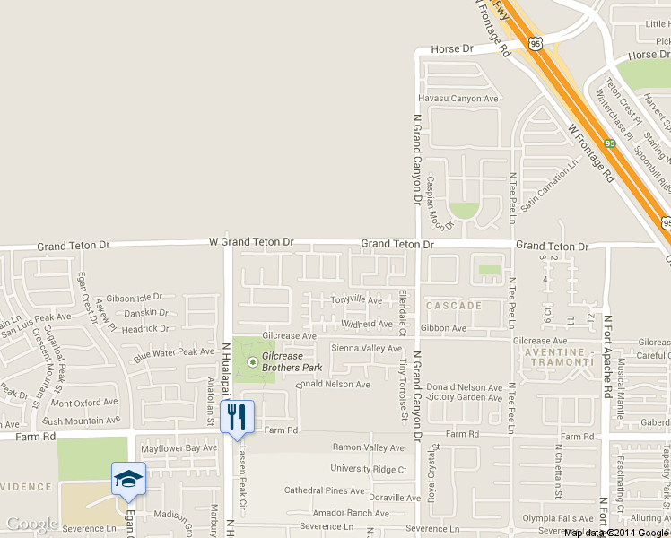 map of restaurants, bars, coffee shops, grocery stores, and more near 7937 Violet Dawn Street in Las Vegas