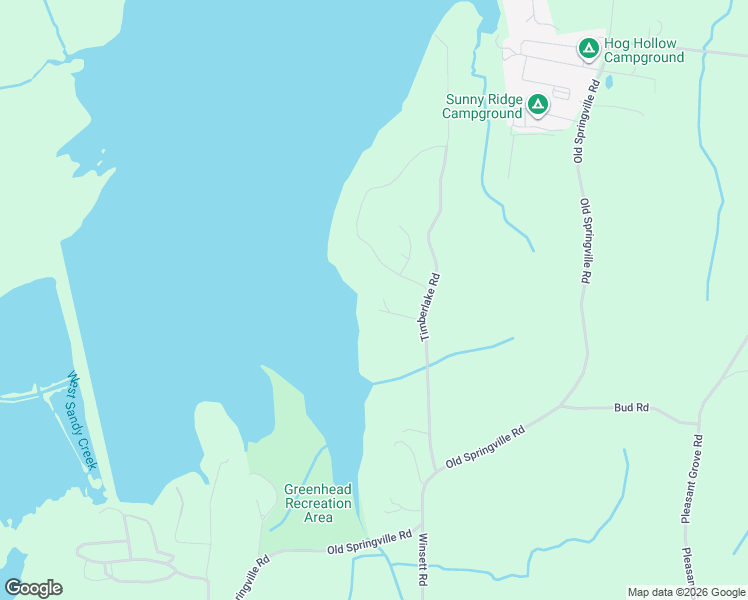 map of restaurants, bars, coffee shops, grocery stores, and more near 100 Heron Lane in Springville