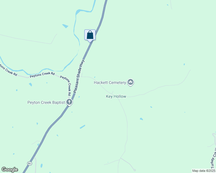 map of restaurants, bars, coffee shops, grocery stores, and more near 27 Key Hollow Lane in Pleasant Shade