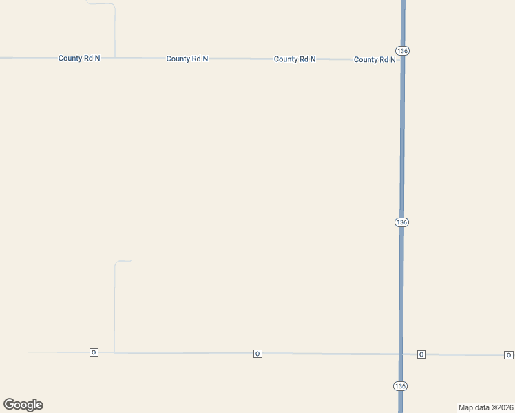 map of restaurants, bars, coffee shops, grocery stores, and more near County Road North in Gruver