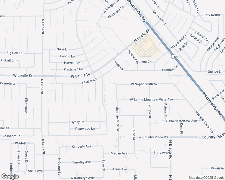 map of restaurants, bars, coffee shops, grocery stores, and more near 5880 Johnnie Mine Street in Pahrump