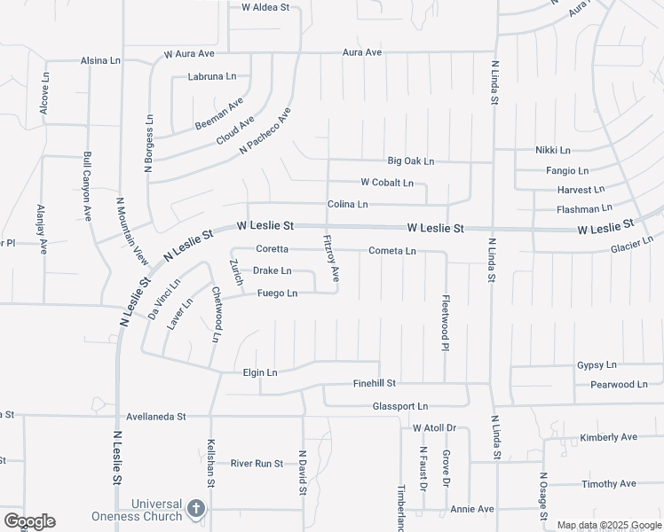 map of restaurants, bars, coffee shops, grocery stores, and more near 5910 Fitzroy Avenue in Pahrump