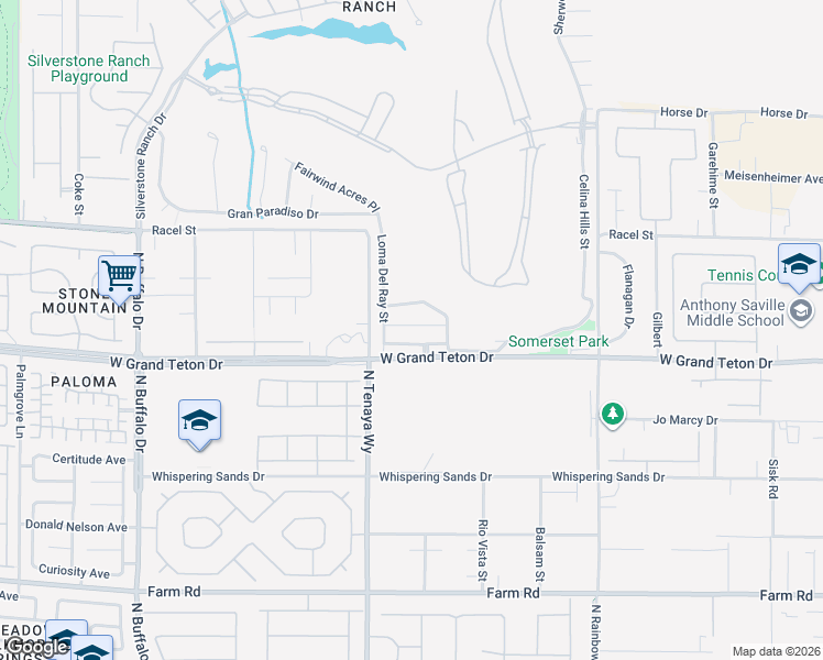 map of restaurants, bars, coffee shops, grocery stores, and more near 7117 River Meadows Avenue in Las Vegas