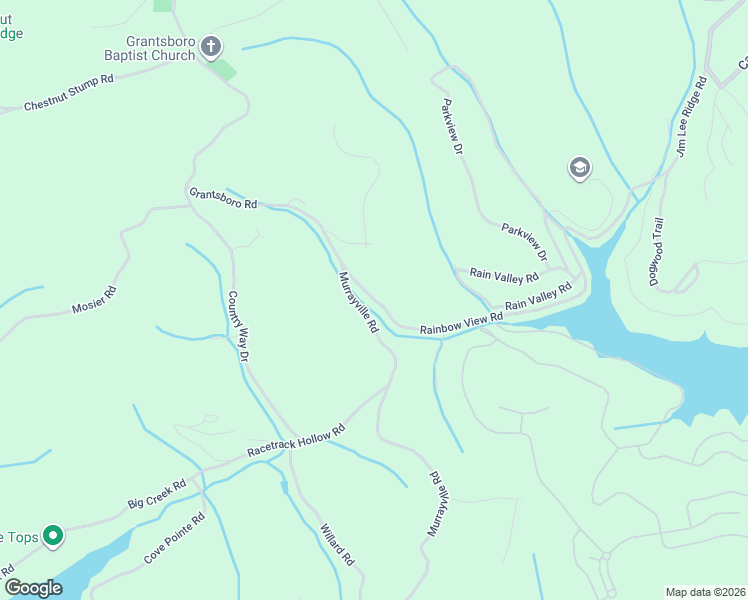 map of restaurants, bars, coffee shops, grocery stores, and more near 1681 Murrayville Road in LaFollette