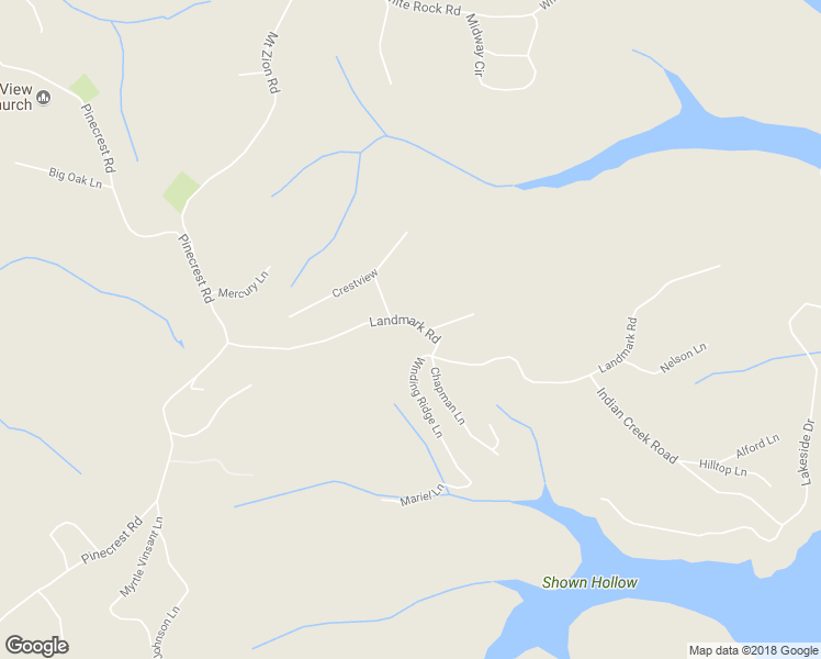 map of restaurants, bars, coffee shops, grocery stores, and more near 322 Landmark Road in Jacksboro