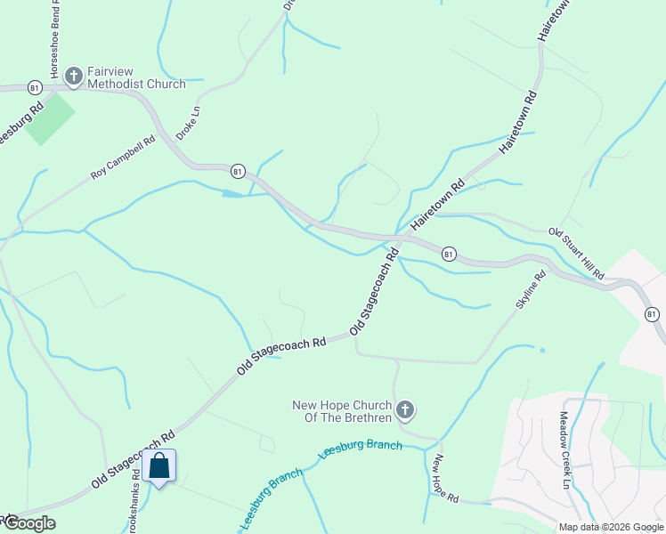 map of restaurants, bars, coffee shops, grocery stores, and more near 206 Old Stagecoach Road in Jonesborough