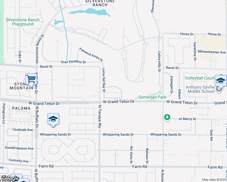 map of restaurants, bars, coffee shops, grocery stores, and more near 7108 River Meadows Avenue in Las Vegas