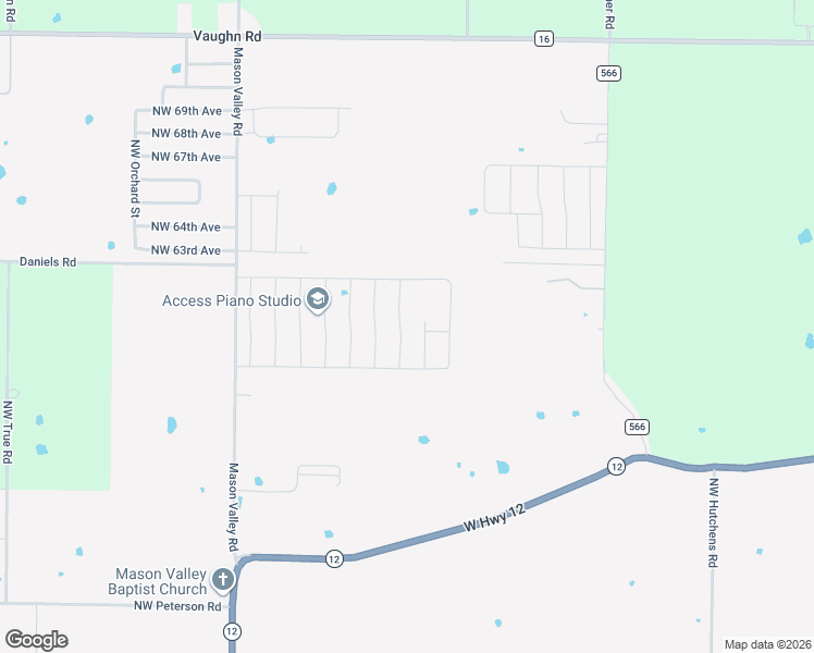 map of restaurants, bars, coffee shops, grocery stores, and more near 7599 Hutchens Road in Bentonville