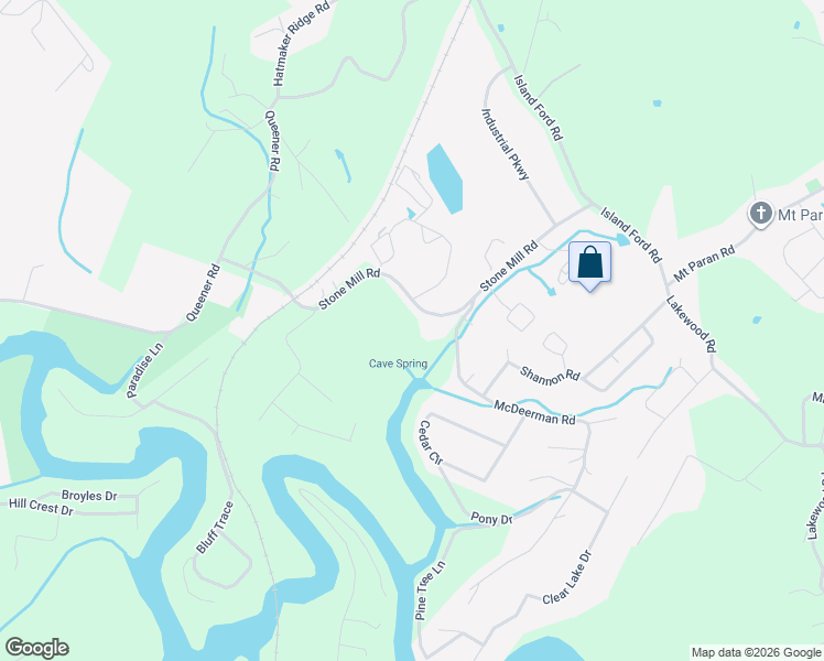 map of restaurants, bars, coffee shops, grocery stores, and more near 380 Stone Mill Road in Jacksboro