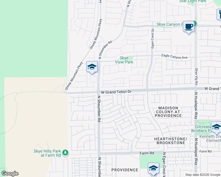 map of restaurants, bars, coffee shops, grocery stores, and more near 10636 Sariah Skye Avenue in Las Vegas