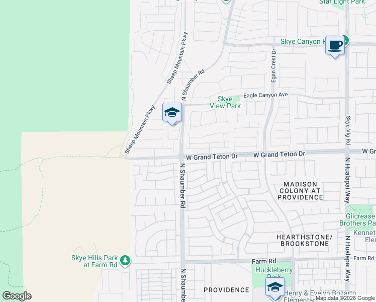 map of restaurants, bars, coffee shops, grocery stores, and more near 8048 Foxfield Springs Street in Las Vegas
