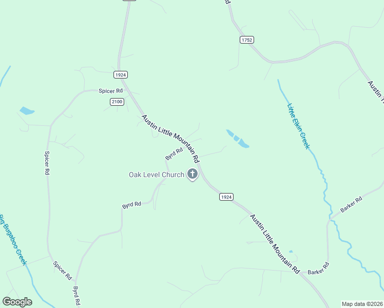 map of restaurants, bars, coffee shops, grocery stores, and more near 6053 Austin Little Mountain Road in Elkin