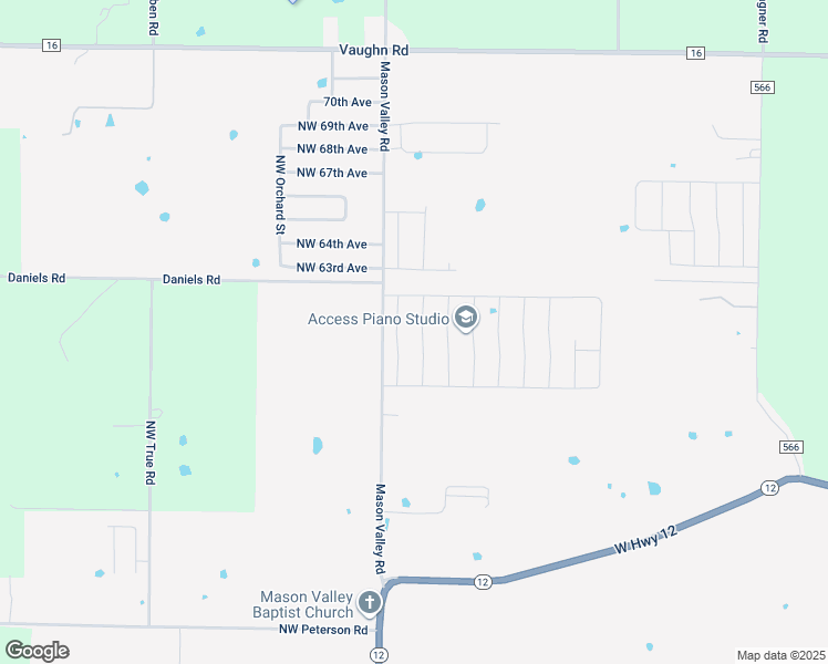 map of restaurants, bars, coffee shops, grocery stores, and more near 6011 Northwest Sherman Street in Bentonville